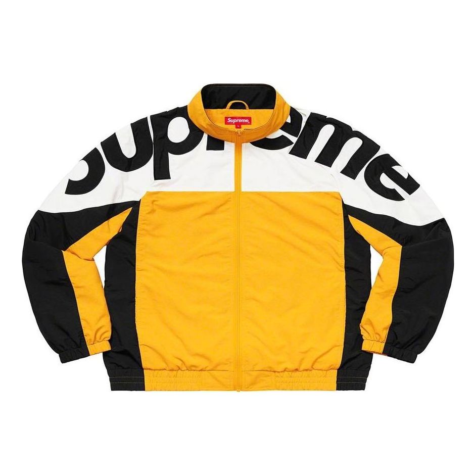 Vindjacka Supreme Shoulder Logo Track Jacket Gul | SUP-FW19-019, 0