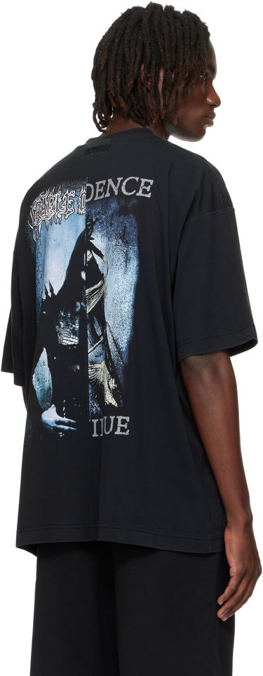 T-shirt VETEMENTS VETEMENTS Cradle of Filth Cut-Up Oversized T-Shirt Svart | UCF76TR950BB, 2