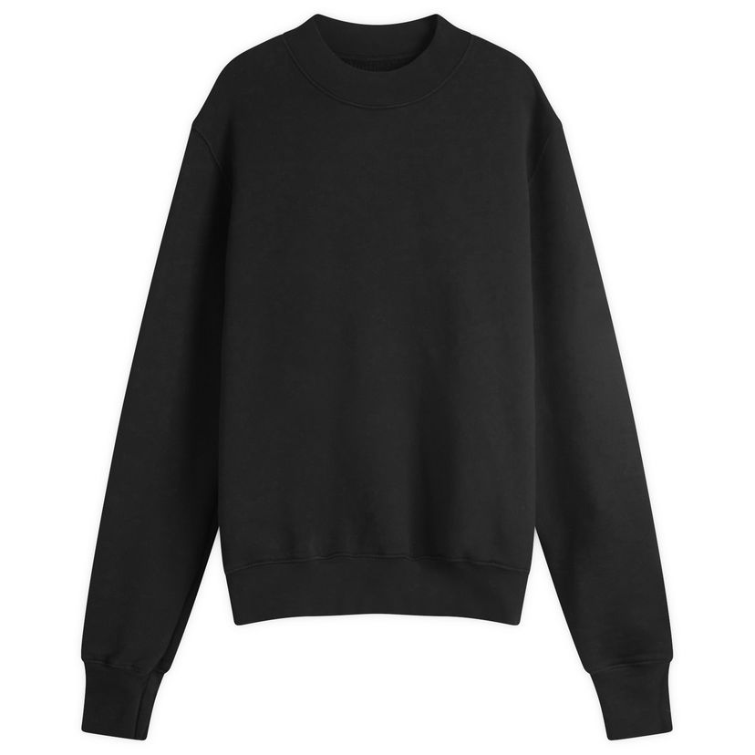 Sweatshirt LES TIEN Heavyweight Banded Mock Neck Polo Svart | CF-1100-JTB