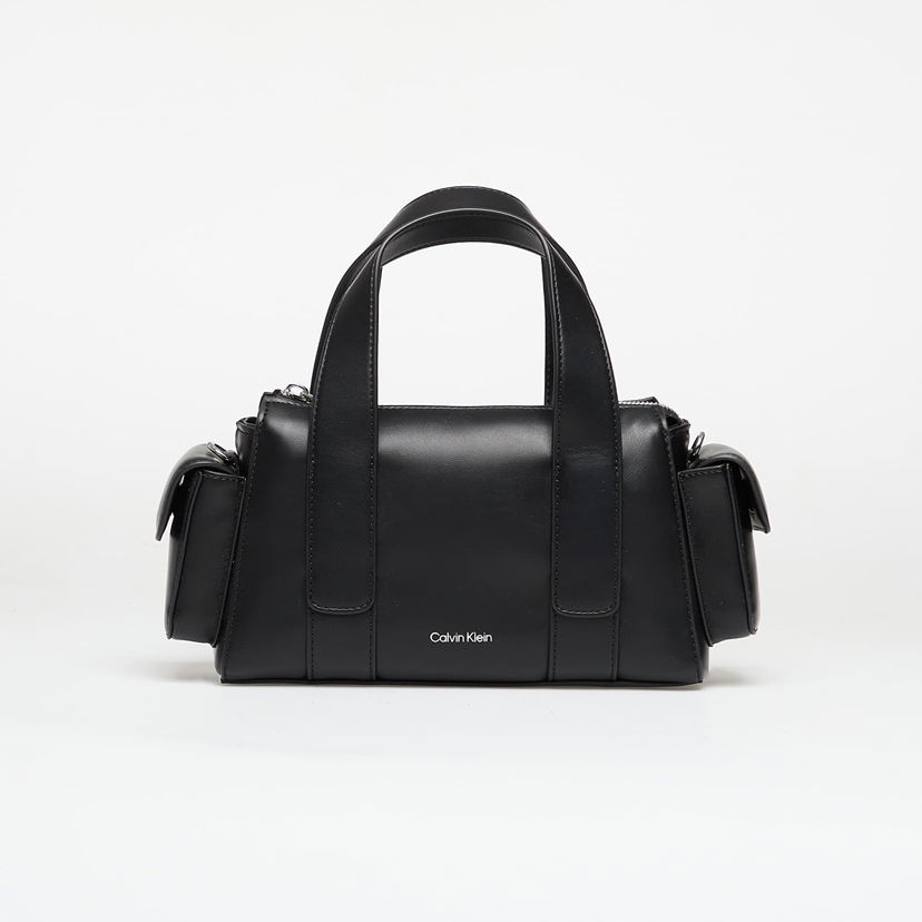 Axelväska CALVIN KLEIN Calvin Klein Webbing Strap Pocket Crossover Bag Svart | LV04F3291G 2QP