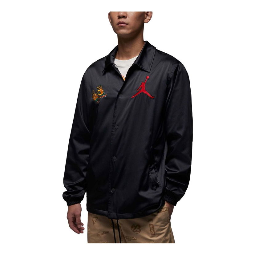 Vindjacka Jordan Fire Coach Jacket Svart | FJ7709-010