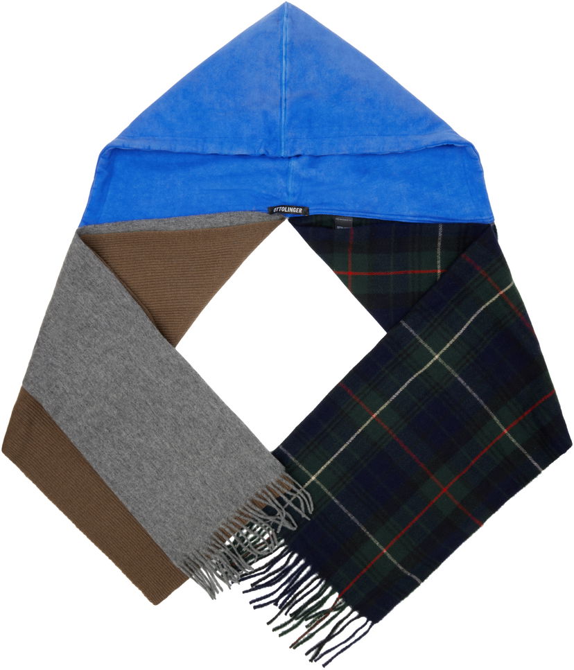 Halsduk Ottolinger Ottolinger Deconstructed Hoodie Scarf Blå | 129-902828-02