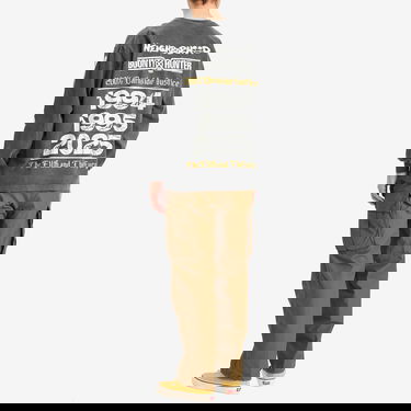 T-shirt Neighborhood Neighborhood x Bounty Hunter Skeleton Graphic Long Sleeve T-Shirt, Size Large Grå | 251PCBHN-LT01-BLK, 4