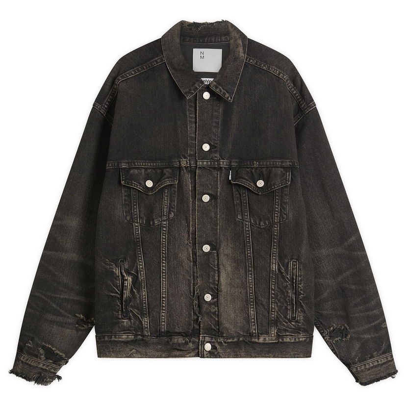 Jacka Junya Watanabe Junya Watanabe Garment Dyed Denim Jacket Svart | WP-J919-100-1