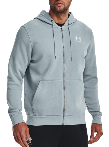 Sweatshirt Under Armour Hoodie Essential Fleece Blå | 1373881-465