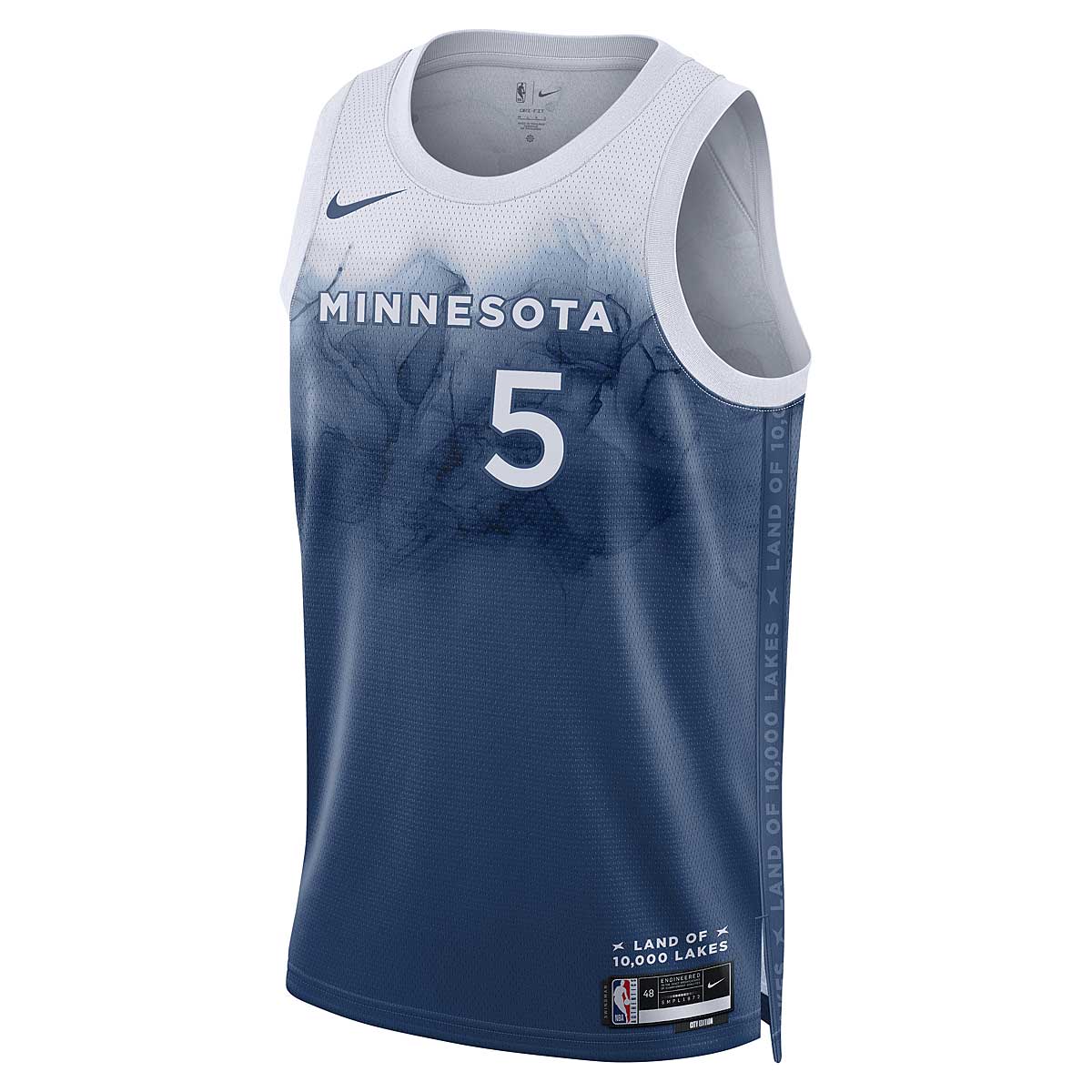 Jersey Nike NBA Minnesota Timberwolves City Edition Swingman Jersey Anthony Edwards Blå | DX8510-481, 0