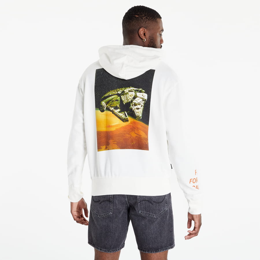 Sweatshirt Element Fight Hoodie Vit | C1HOC711-ELP2, 1
