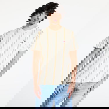 T-shirt Tommy Hilfiger Tommy Jeans Regular Vertical Stripe Tee Beige | DM0DM21364 ACG, 0