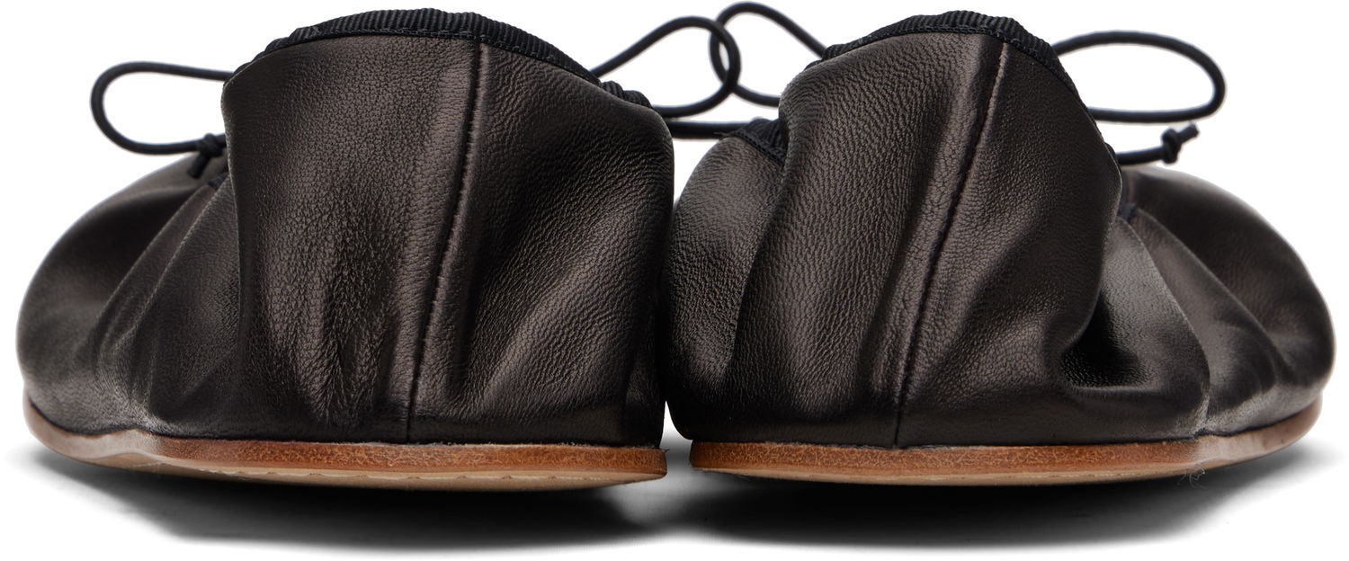 Sneakers och skor The Row The Row Round Ballerina Flats Svart | F1637-N66, 1
