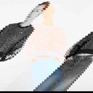 Sweatshirt adidas Performance Leopard Crewneck Sweatshirt Brun | JW7303, 4