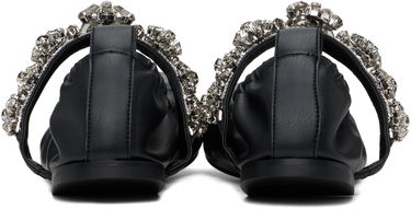 Sneakers och skor Stella McCartney Stella McCartney Elsa Crystal Flowers Ballerina Flats Svart | 810497W1IL0, 1