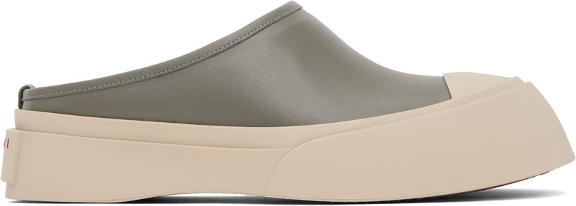 Skovård Marni Marni Pablo Sabot Slip-On Loafers Grön | SNZU017302 P7226