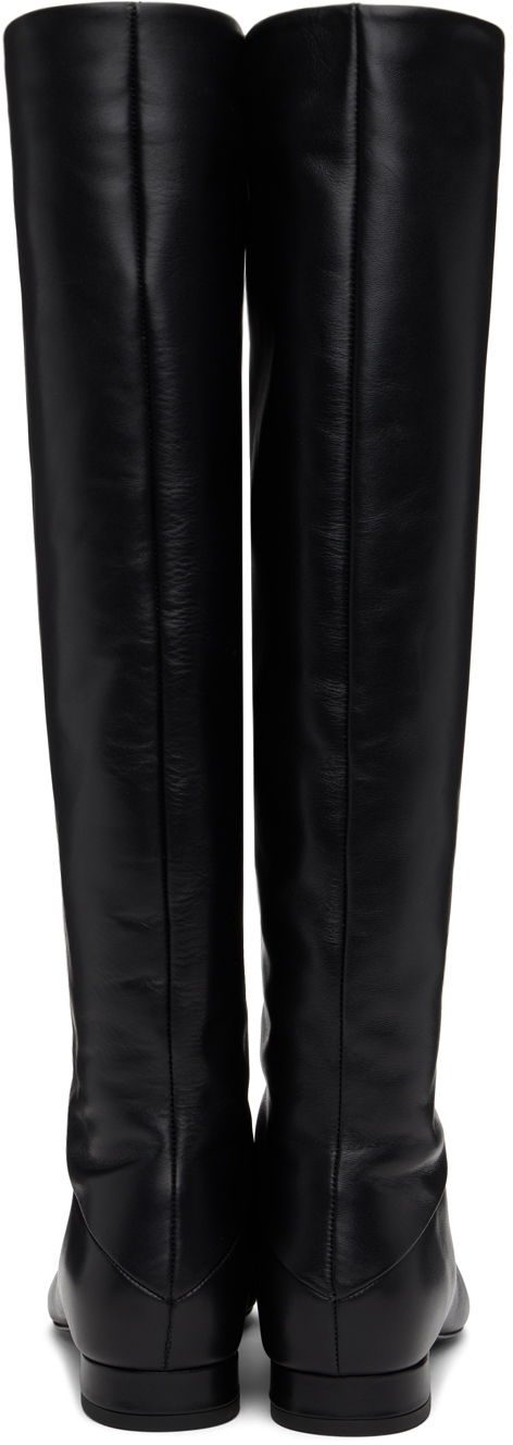 Kläder BY FAR BY FAR Felix Nappa Leather Knee-High Boots Svart | MWFBO064CL013BK001PL, 1