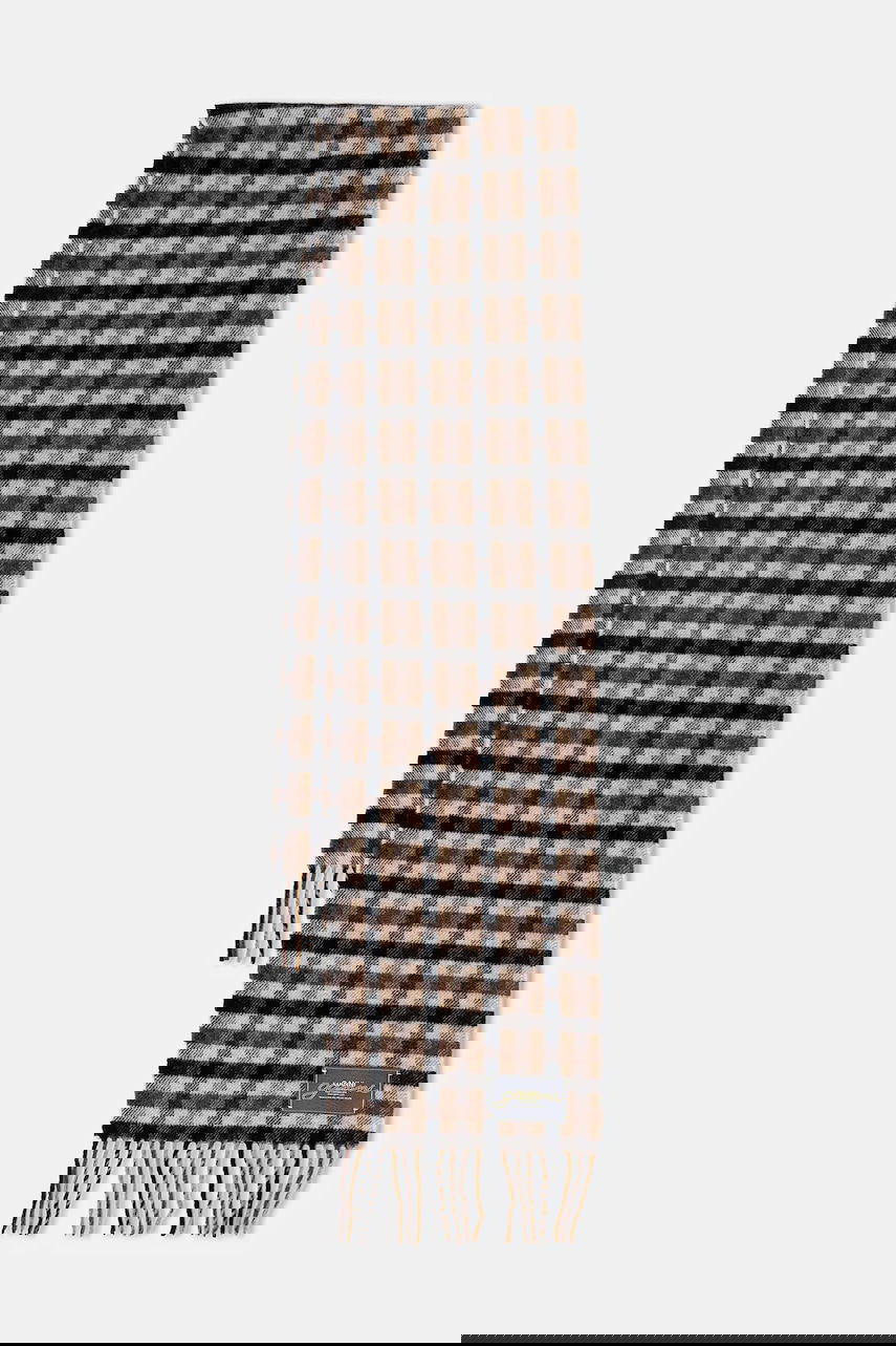 Halsduk GANNI Graphic Wool Checked Scarf Flerfärgad | A6668, 0