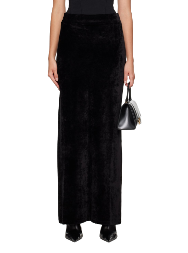 Kjol Balenciaga Drawstring Maxi Skirt Svart | 751375 TOV10