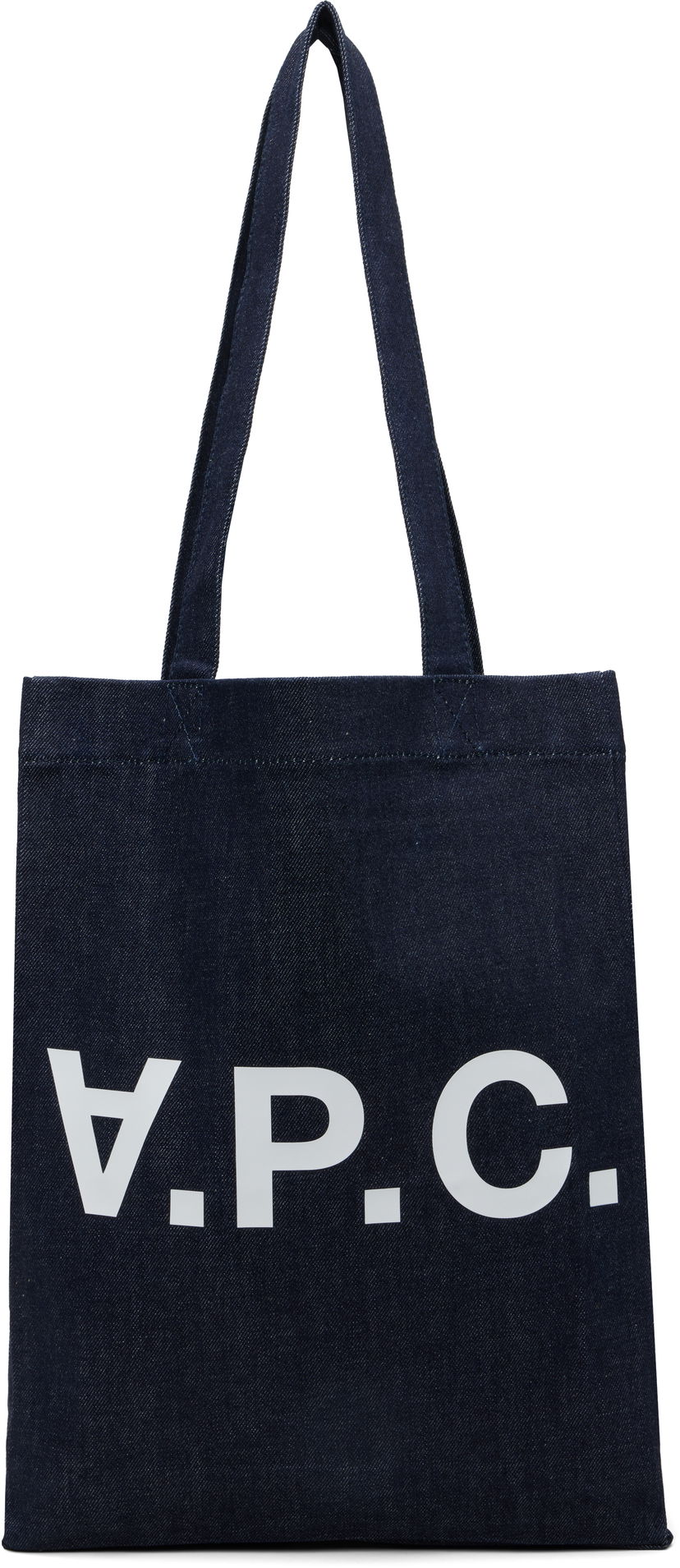 Tygpåse A.P.C. A.P.C. Laure Denim Tote Bag Mörkblå | COHIZ-M61445