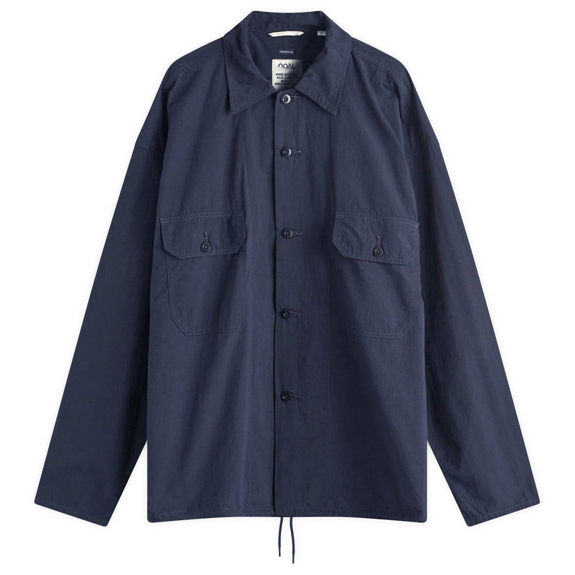 Jacka NANAMICA Cotton Wool Deck Shirt Jacket Mörkblå | S24FG009E-DN