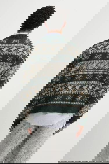 Sweater DAILY PAPER Wool Blend Pattern Check Cardigan Flerfärgad | 2521126, 2