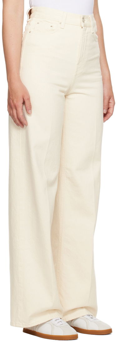 Jeans TOTEME TOTEME Wide Leg Jeans Vit | 242-WRB2429-FB0083, 1