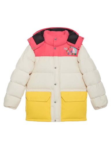Jacka Gucci The North Face x Down Jacket Vit | 672444 XAAEP 9197
