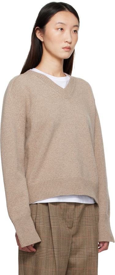 Sweater Róhe Róhe Sleeve Wrap Sweater Beige | 416-23-320, 1