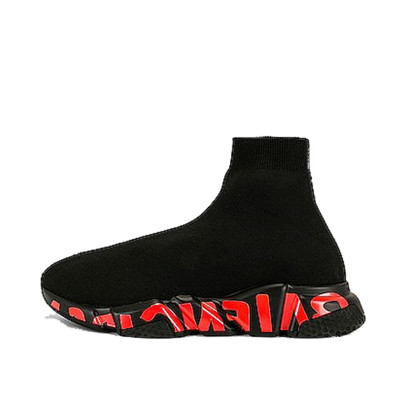 Sneakers och skor Balenciaga Graffiti Sole Speed Runner Svart | 645334-W2DBY-1016