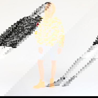 Bomberjacka BAPE A BATHING APE 1st Camo Shark MA-1 Jacket Grön | 001HJL301003MGRN, 8