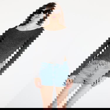 Shorts GUESS GUESS Originals Go Ribbed Long Sleeve Top Svart | W5GR23Z2V62-JTMU, 0