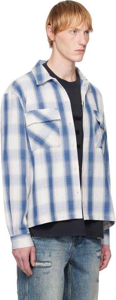 Skjorta Represent Clo Represent Season Flannel Shirt Blå | MLM2905, 1