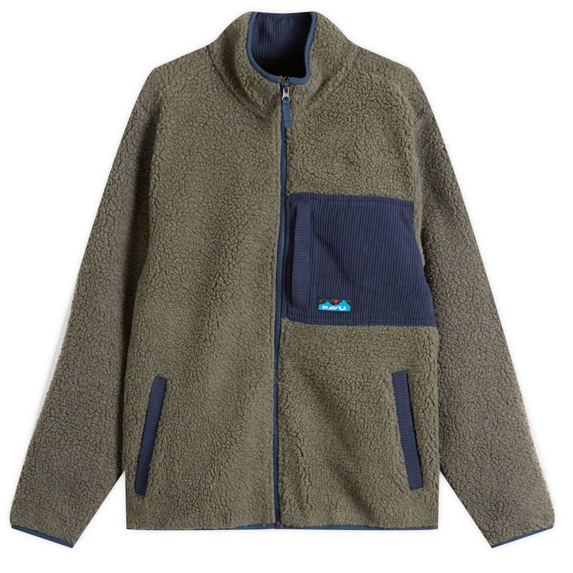Jacka KAVU Wayside Fleece Jacket Grön | 5209-1361