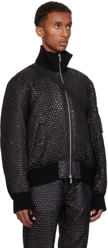 Bomberjacka Helmut Lang Helmut Lang Seatbelt Down Bomber Jacket Svart | O06HM199, 3