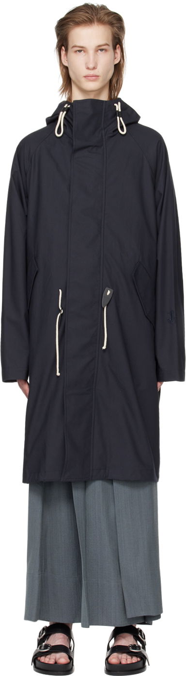 Parkas Jil Sander Drawstring Parka Mörkblå | J47AA0110_J45039