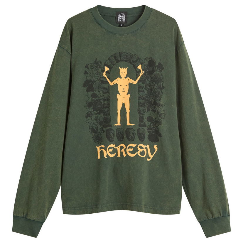 T-shirt Heresy Gateway Long Sleeve T-Shirt, Size Large Grön | HAW25-T10G
