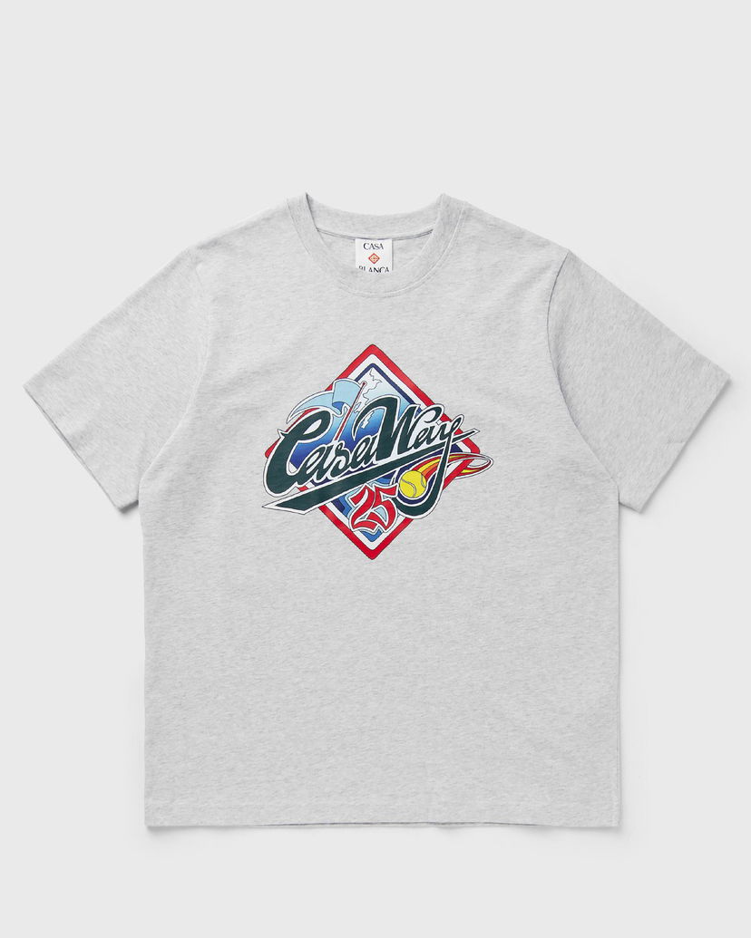 T-shirt Casablanca Casablanca Casa Way World Series Print T-Shirt XXL Grå | MS25-JTS-001-02
