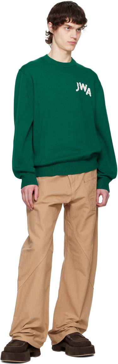 Sweater JW Anderson JW Anderson JWA Crew Neck Jumper Grön | KW1348-YN0398-540, 4