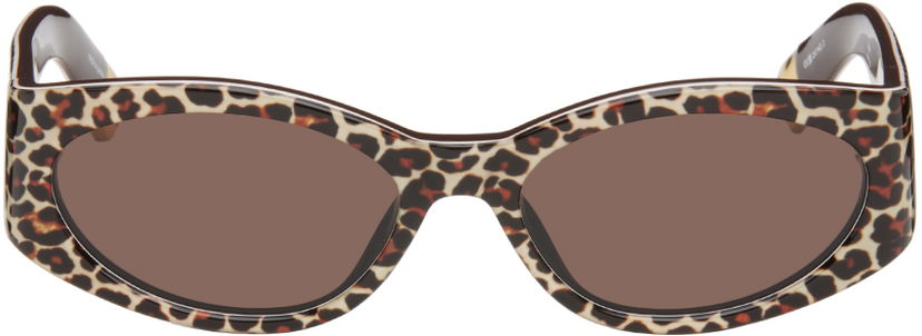 Solglasögon Jacquemus 'Les Lunettes Ovalo' Sunglasses Brun | JAC4C2SUN