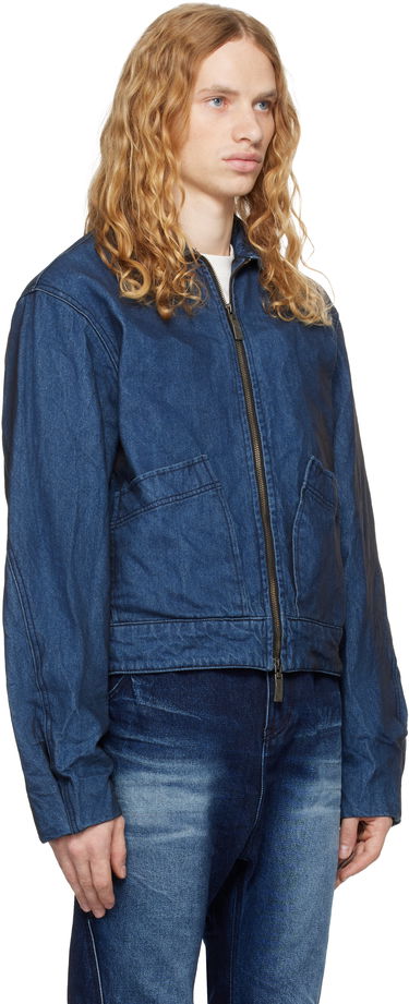 Bomberjacka ADER ERROR Denim Zip-Up Jacket Blå | BN01FWJK1601BL, 1