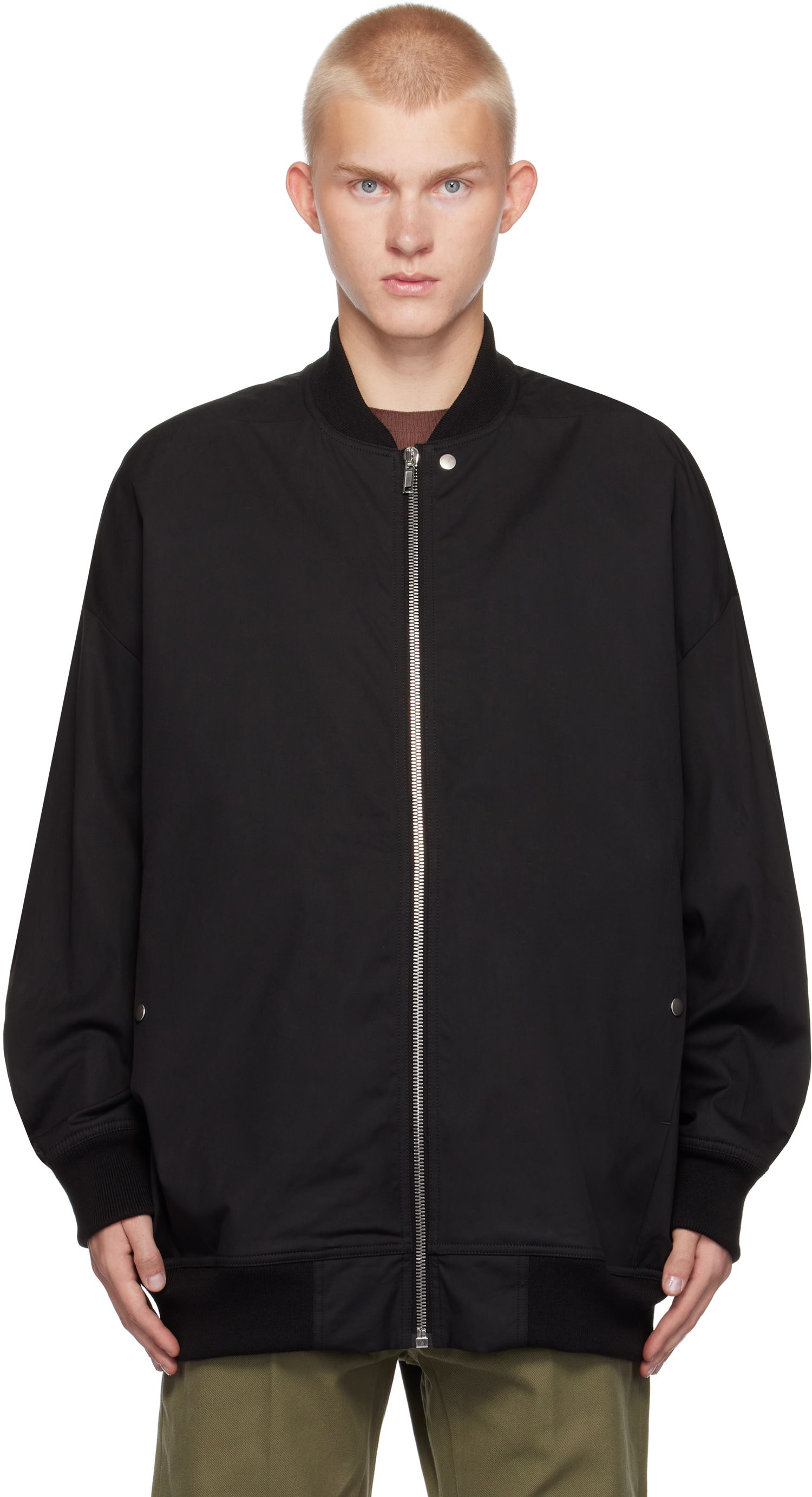 Bomberjacka Rick Owens Jumbo Peter Flight Bomber Jacket Svart | RR02D6795 TEEM7, 0