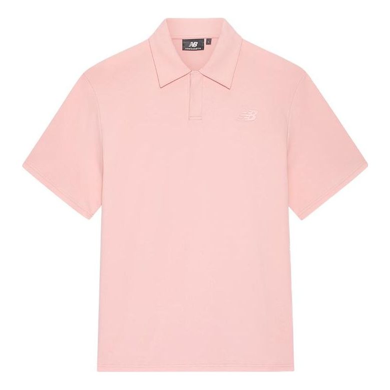 Polotröja New Balance Nice Rice Polo Shirt Rosa | 5FD27041-PK
