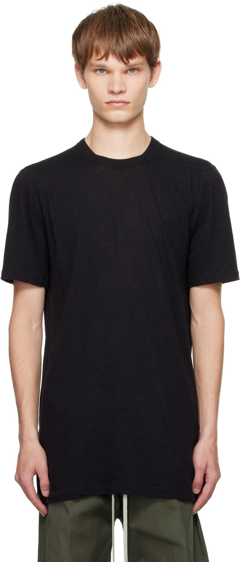 T-shirt Rick Owens Rick Owens Concordians Level T-Shirt Svart | RU02E1264 JR