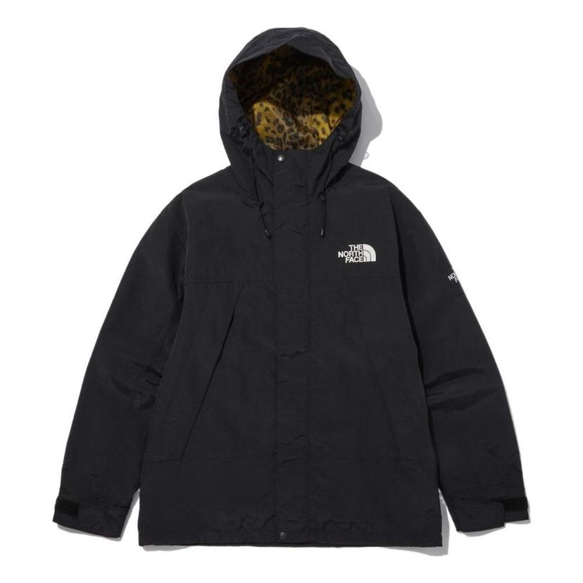 Parkas The North Face Martis Leopard Print Hooded Jacket Svart | NJ3BN53J