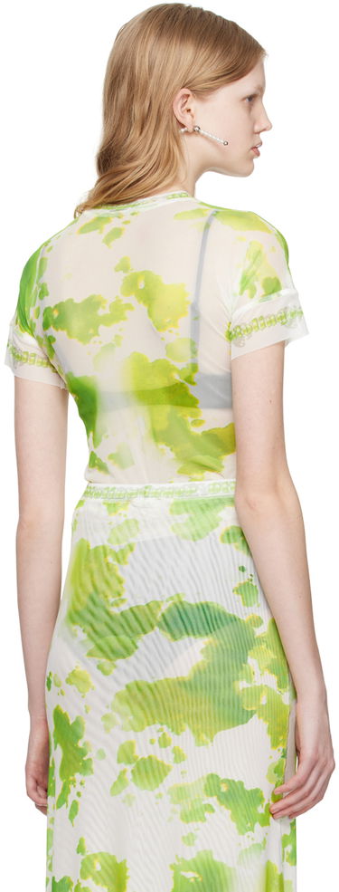 T-shirt Ottolinger Ottolinger Exclusive Tie-Dye Mesh T-Shirt Grön | 100117, 2