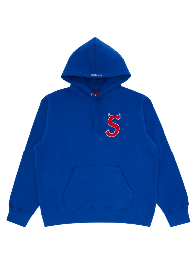 S Logo Hooded Sweatshirt "Royal"