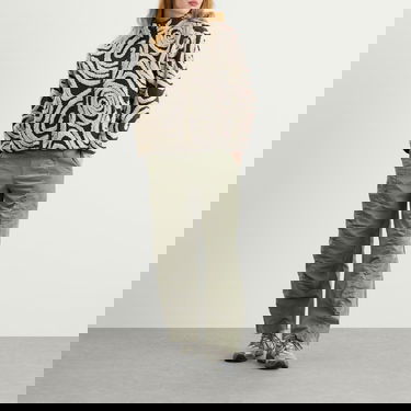 Jacka OBEY Swirls Jacquard Zip Jacket Flerfärgad | 221800445-BWM, 4