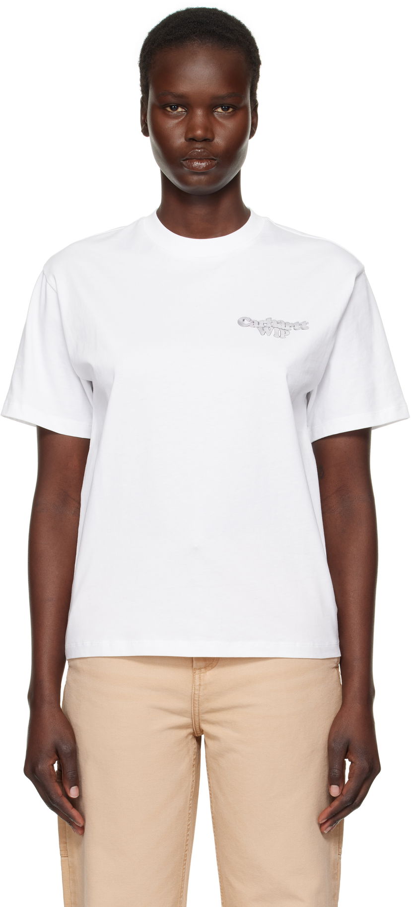 T-shirt Carhartt WIP Carhartt WIP Chain Link T-Shirt Vit | I034408 0YFXX