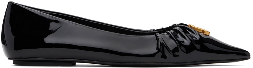 Kläder Marc Jacobs Marc Jacobs 'The Ali' Ballerina Flats Svart | 2F4FFL001F08