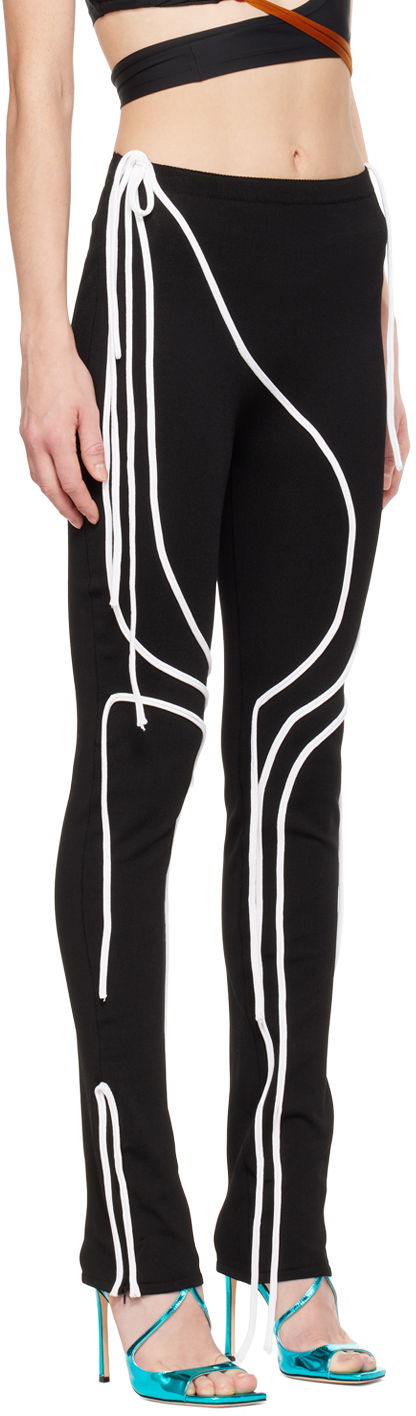 Damasker Ottolinger Ottolinger Strappy Leggings Svart | 703101, 1