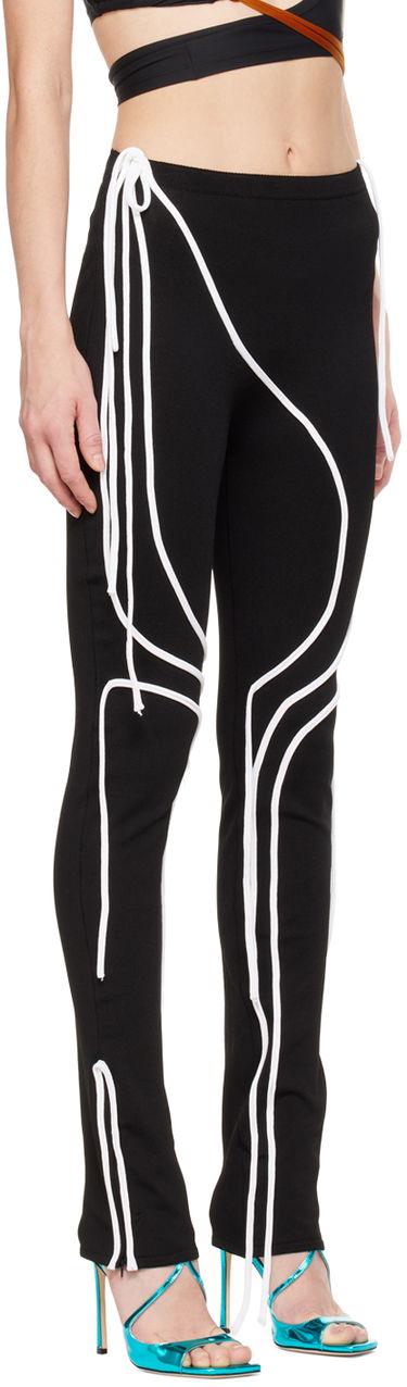 Damasker Ottolinger Ottolinger Strappy Leggings Svart | 703101, 1