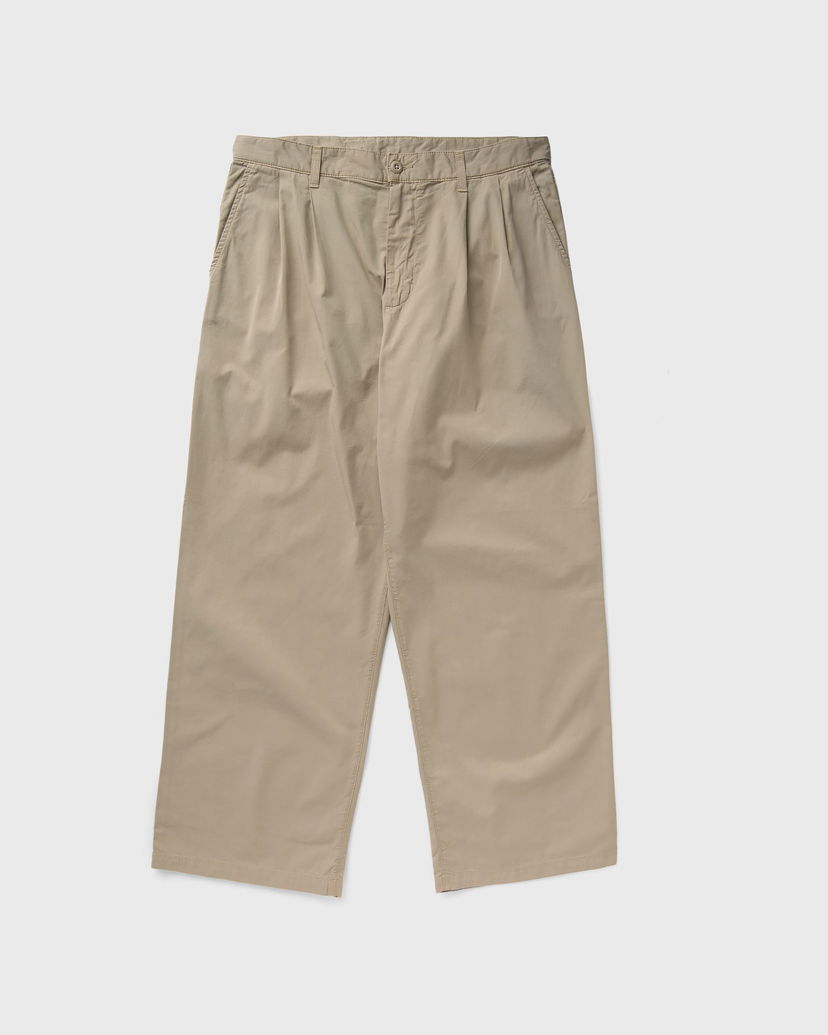 Byxor Carhartt WIP Evan Pleated Cropped Trousers Beige | I035563-G1.GD