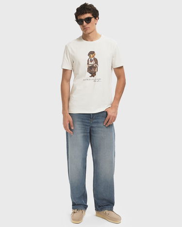 T-shirt Polo by Ralph Lauren Polo Bear Graphic T-Shirt by Ralph Lauren Vit | 710P00085001, 2